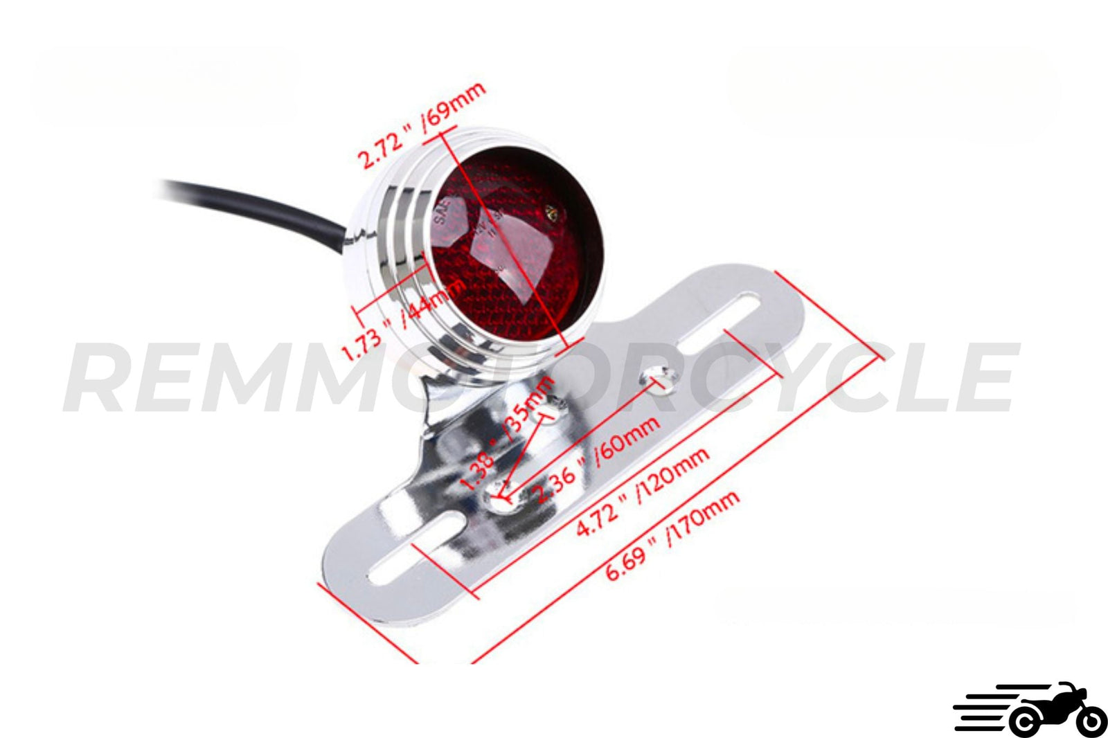 Tail light MARINE CNC black