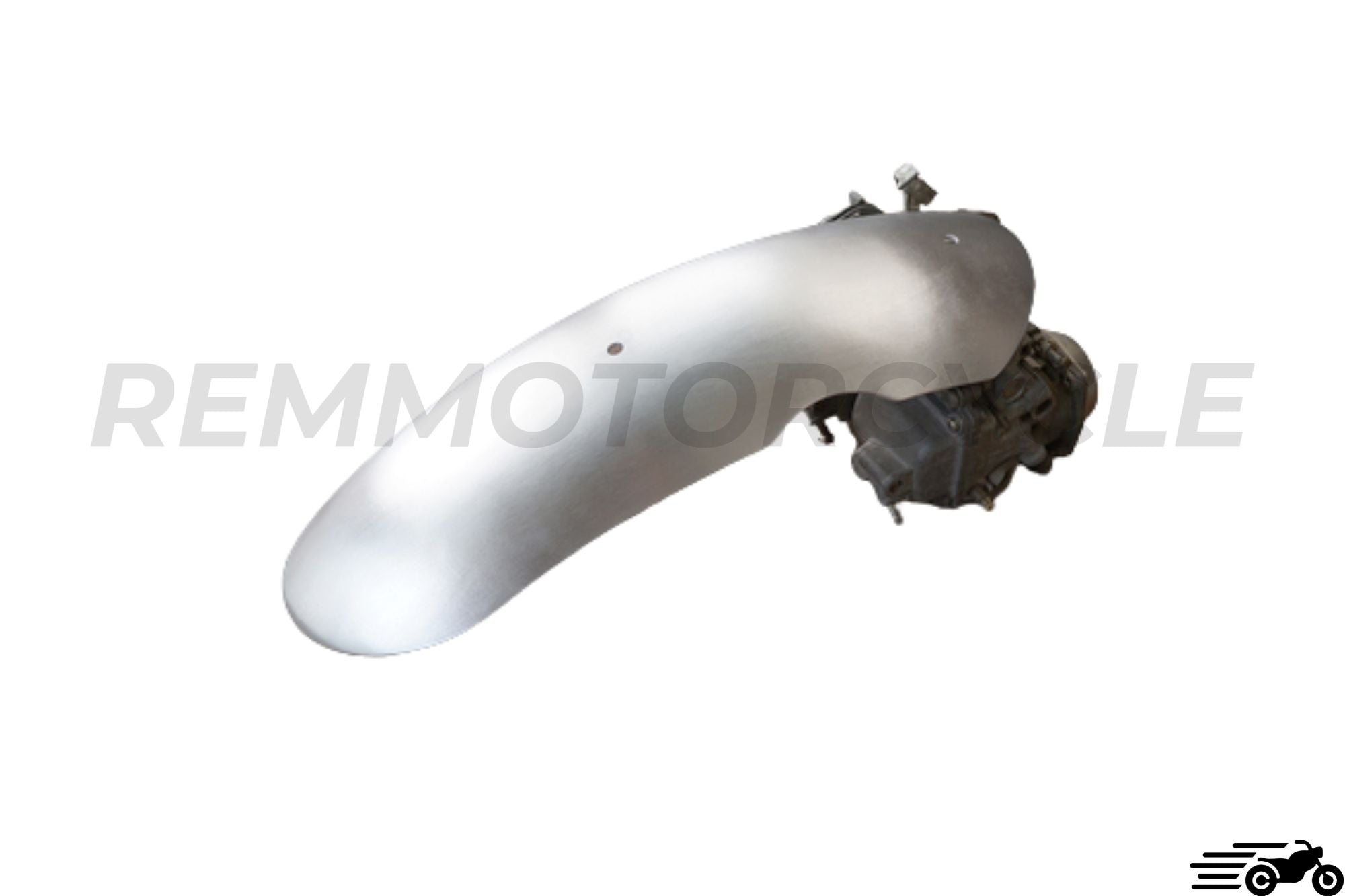 Scrambler Motorcycle aluminium fender with bracket