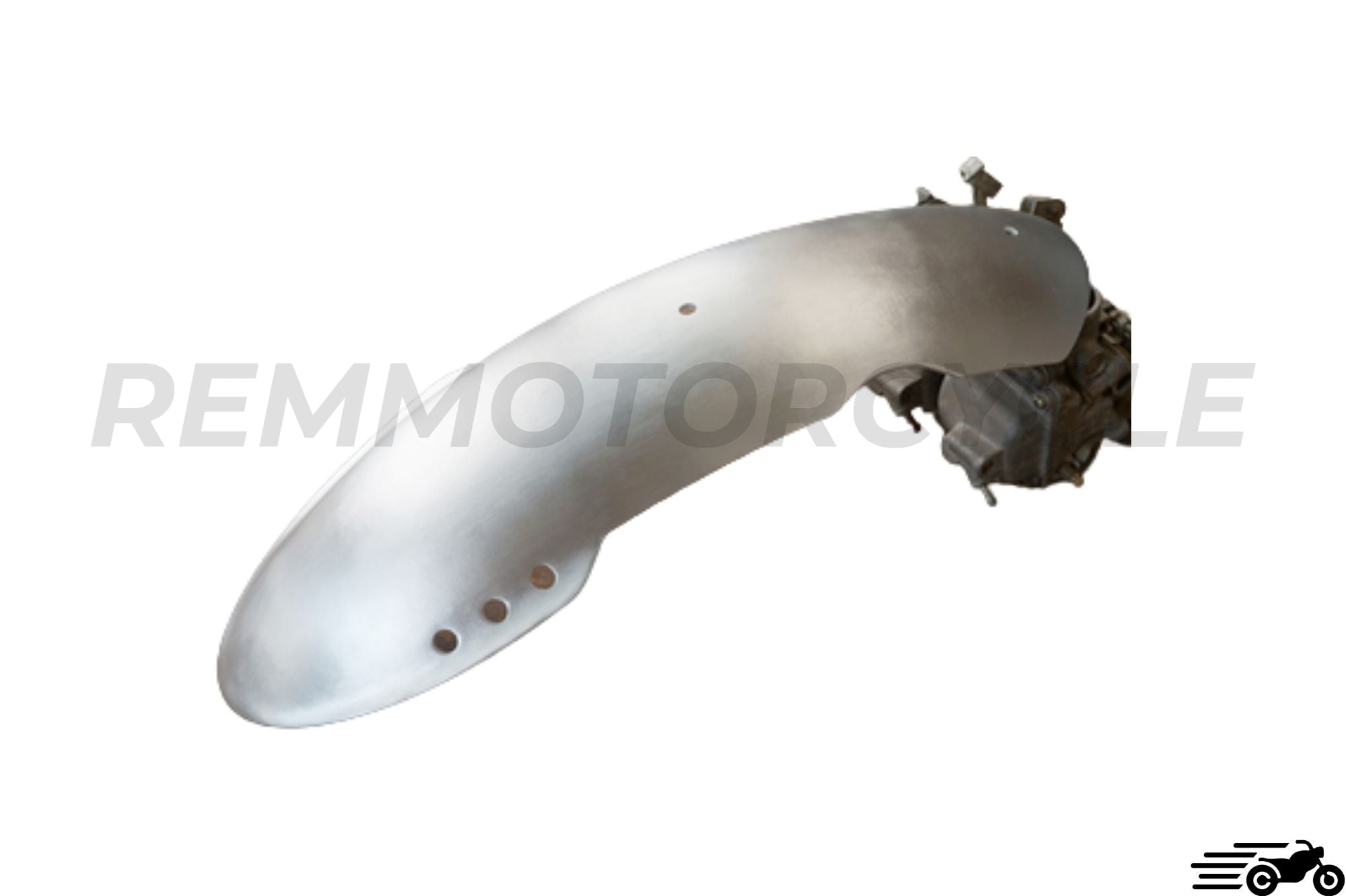 Scrambler Motorcycle aluminium fender with bracket