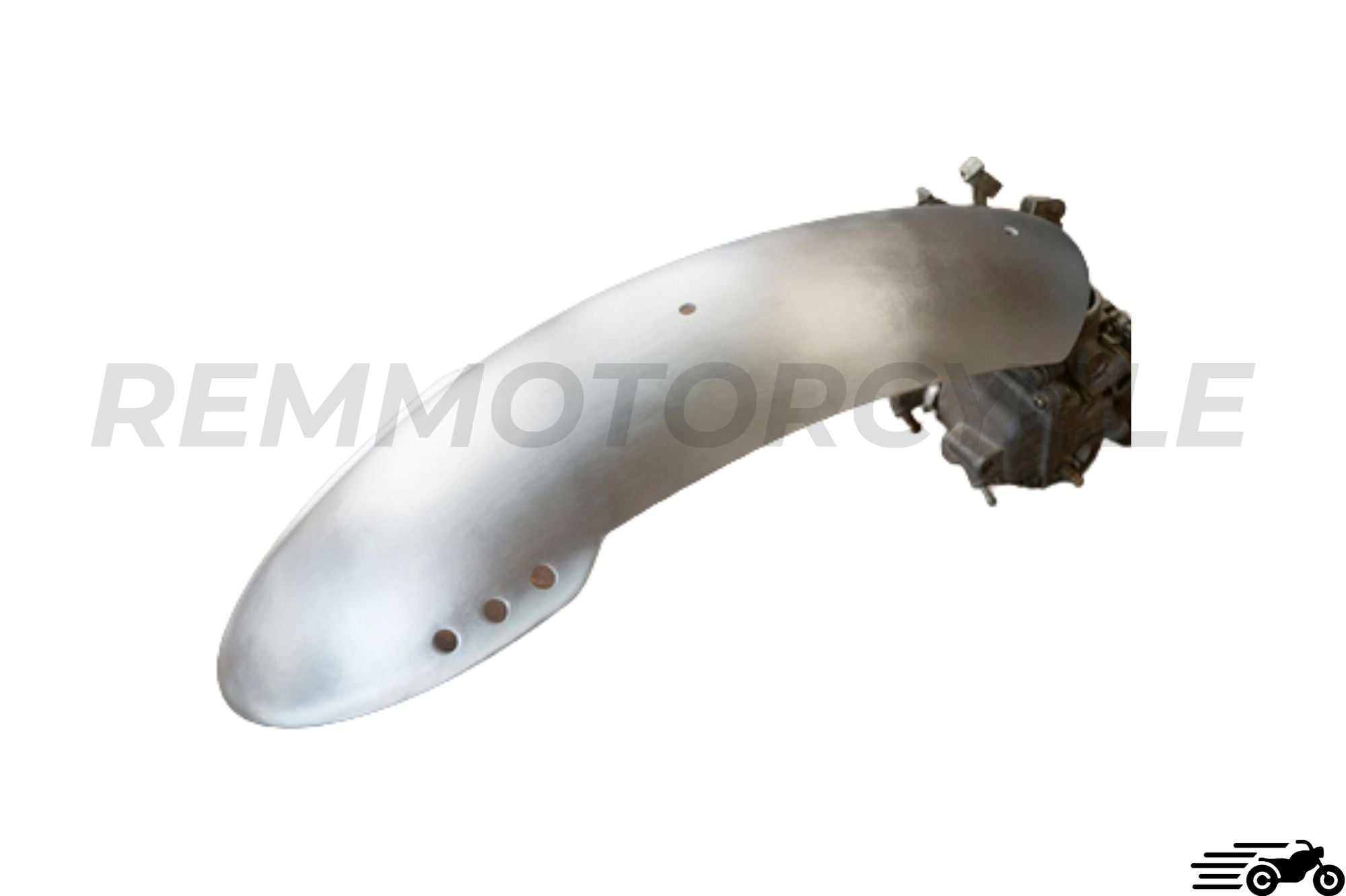 Scrambler Motorcycle aluminium fender with bracket