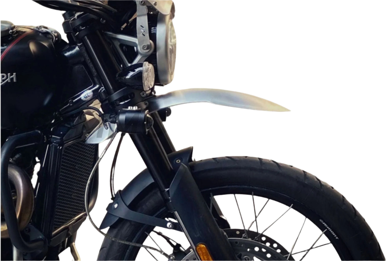 High Fender for Triumph Scrambler 900, 1200, and Bonneville