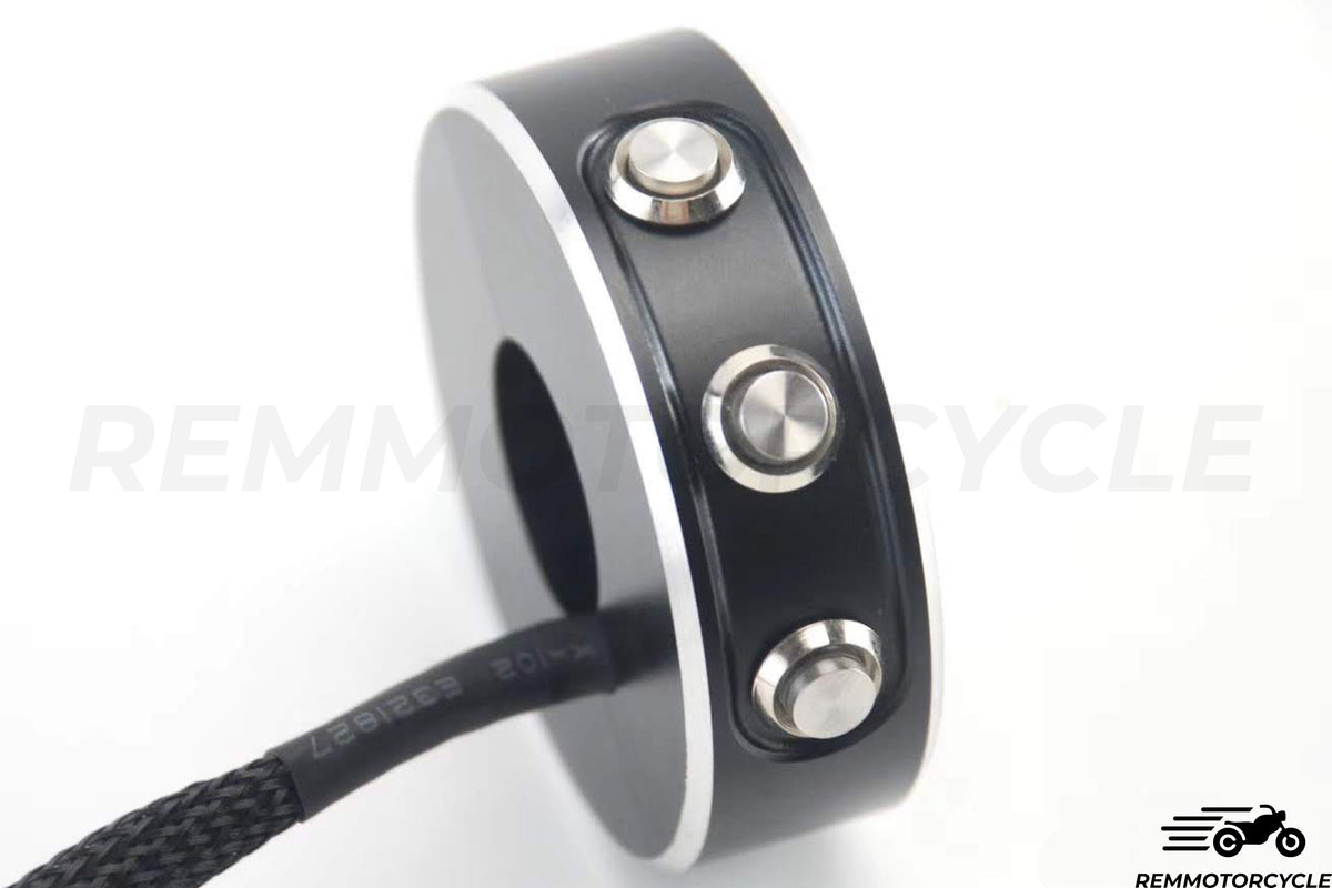 Switch button bike 3 black buttons SNAP