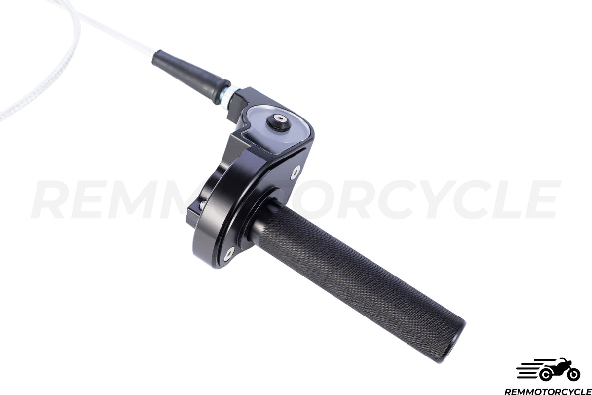 Quick Action CNC Aluminum Throttle Grip with Cable