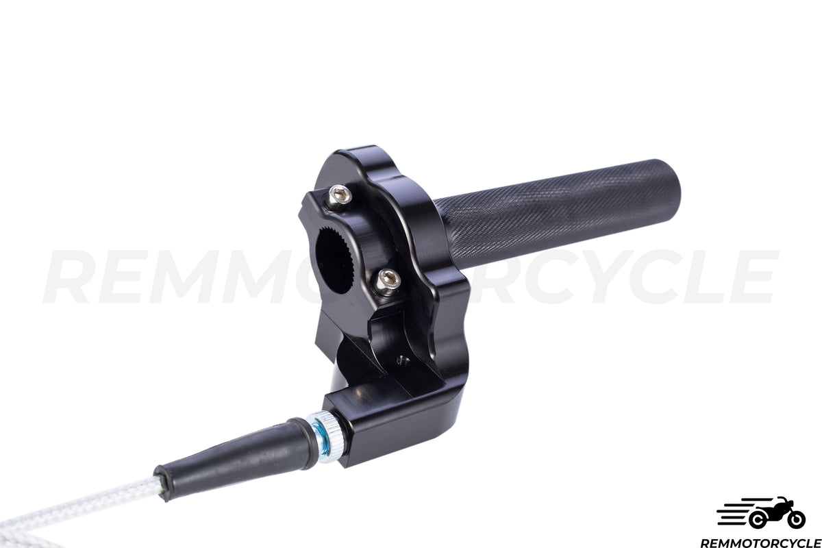 Quick Action CNC Aluminum Throttle Grip with Cable