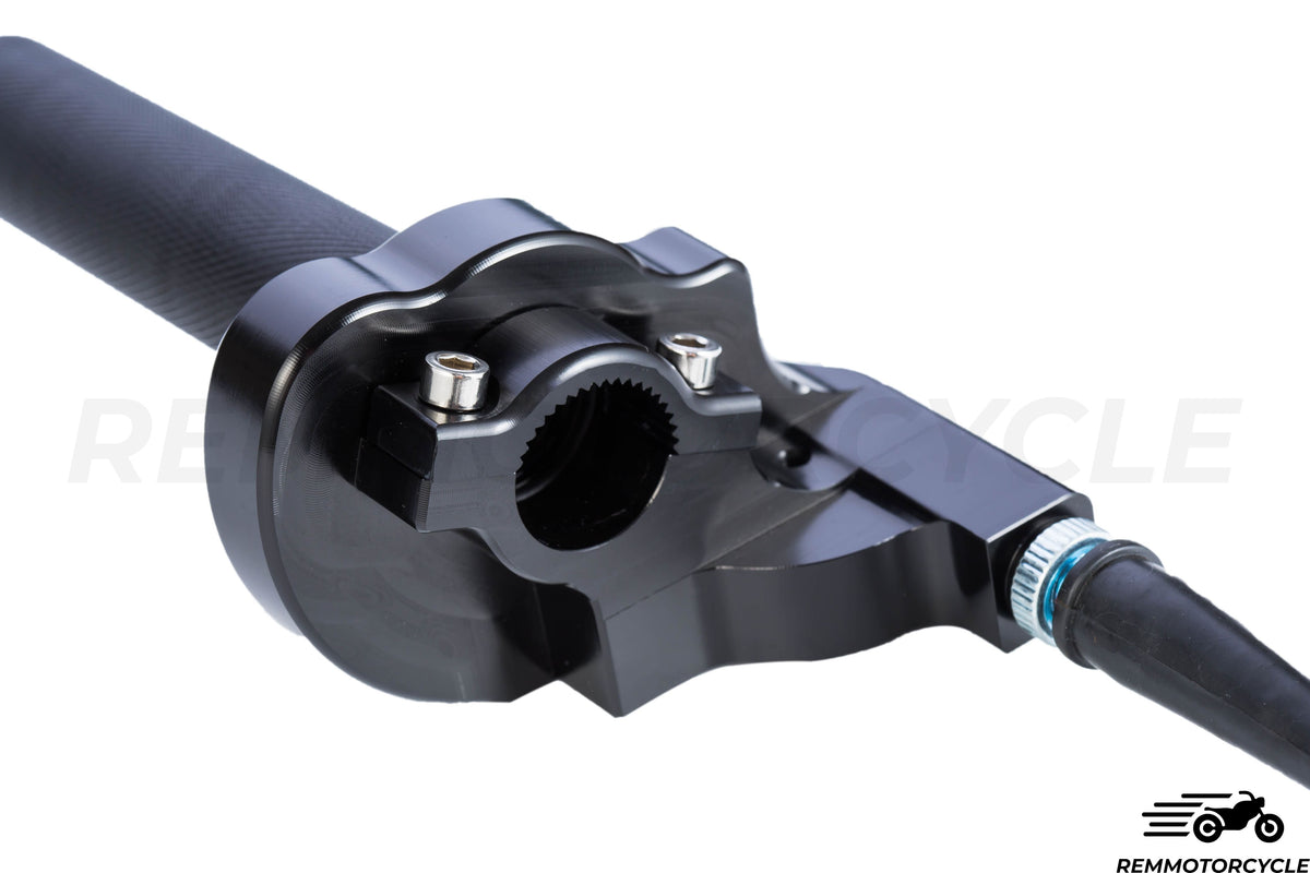 Quick Action CNC Aluminum Throttle Grip with Cable