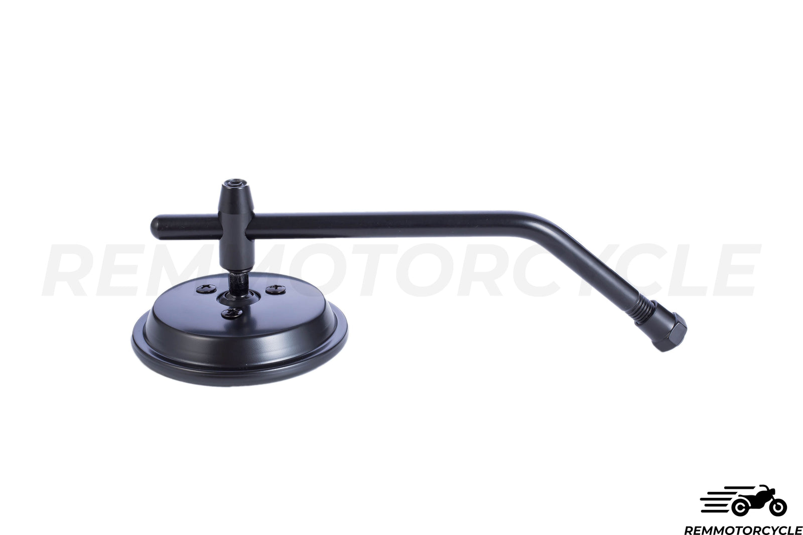 Mirror Round Retro Classic Silver or Black 8 or 10 mm