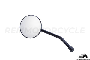 Mirror Superior Round Retro Classic Silver or Black 0.31 in or 0.39 in (8 or 10 mm)