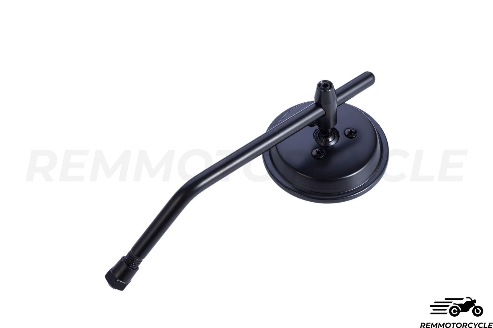 Mirror Round Retro Classic Silver or Black 8 or 10 mm