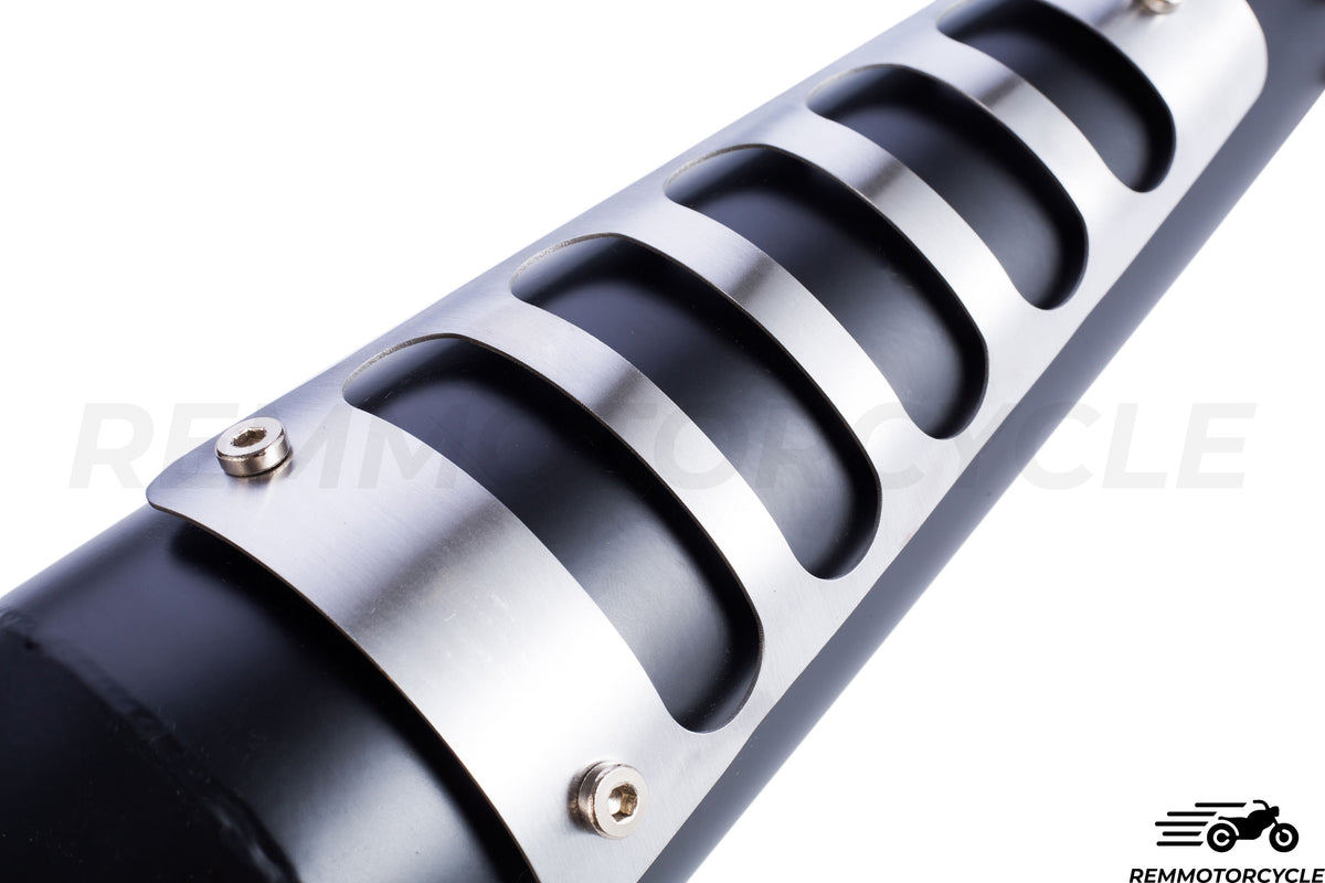 Exhaust brushed INOX or Black