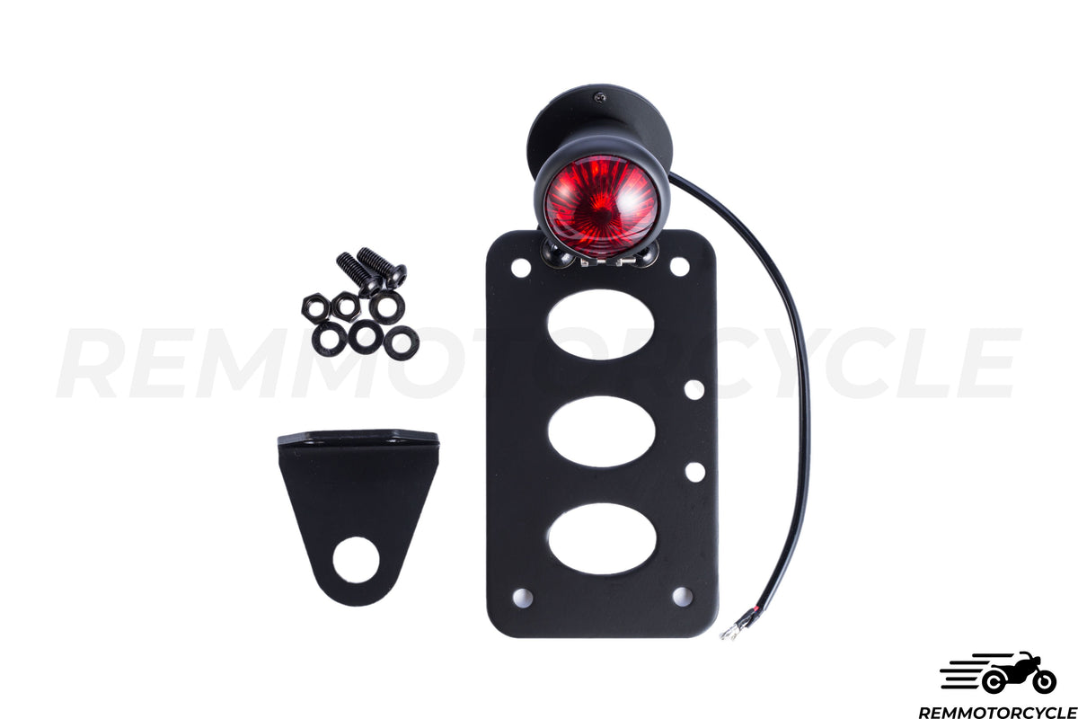 Rear Light with plate holder BATES