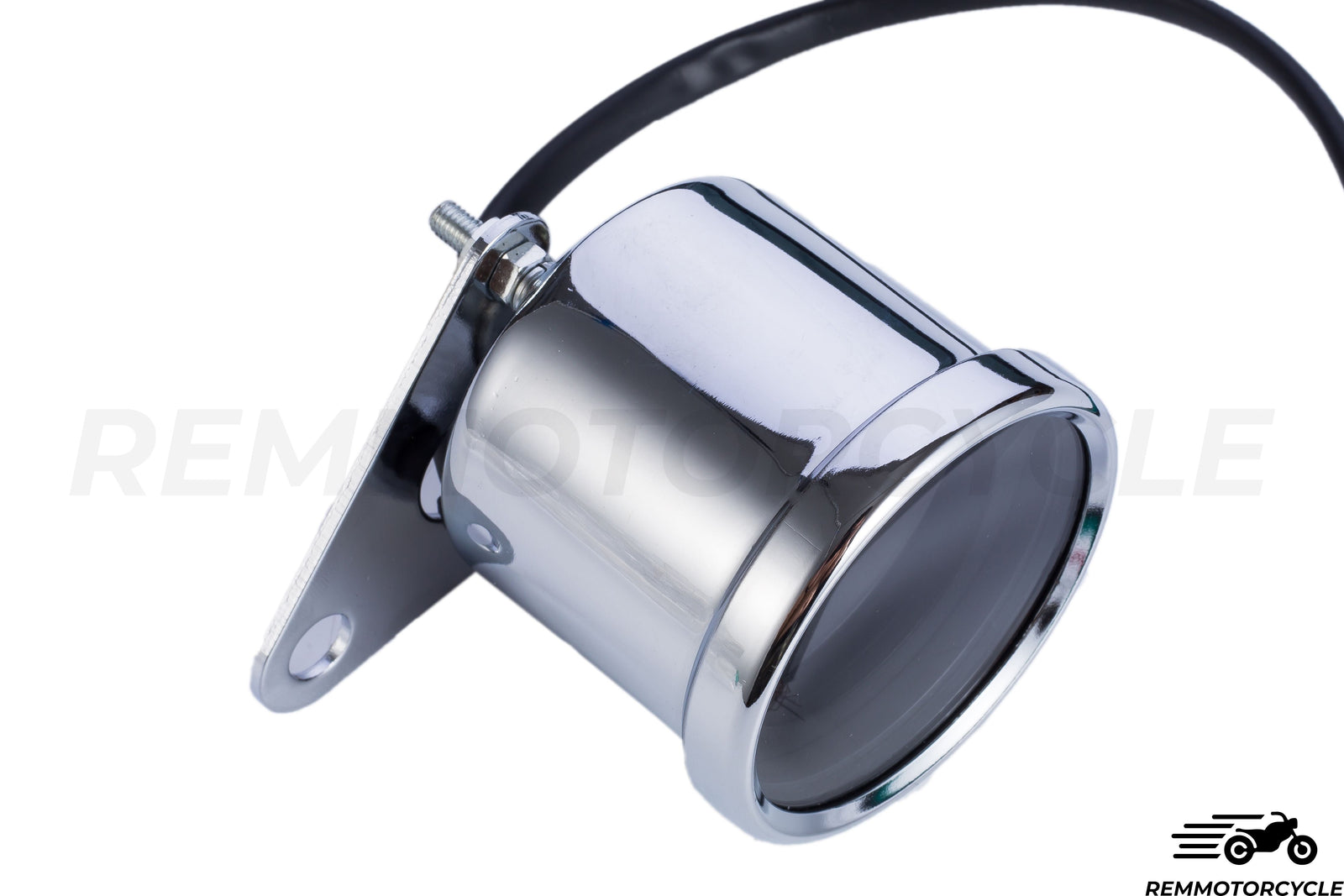 Digital Motorcycle Speedometer Km/h Classic Chrome or Black