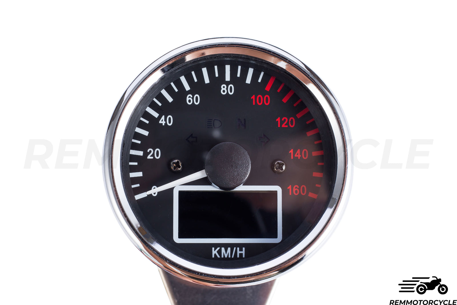 DIGITAL Speedometer Motorcycle MPH Classic Chrome or Black