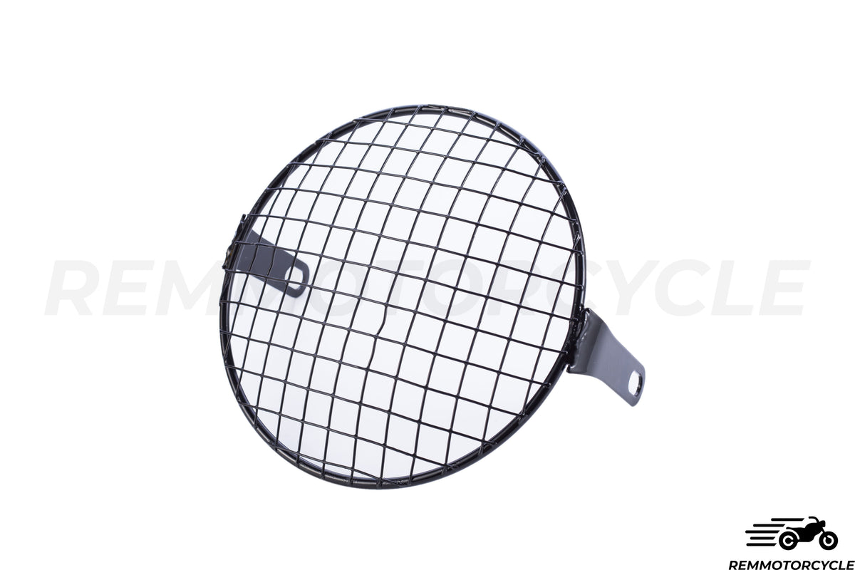 Headlight Vintage Yellow Scrambler with grid