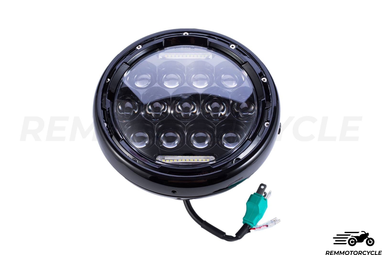 Headlight Multi DRL 7 inch 75W 6500K thin Hull