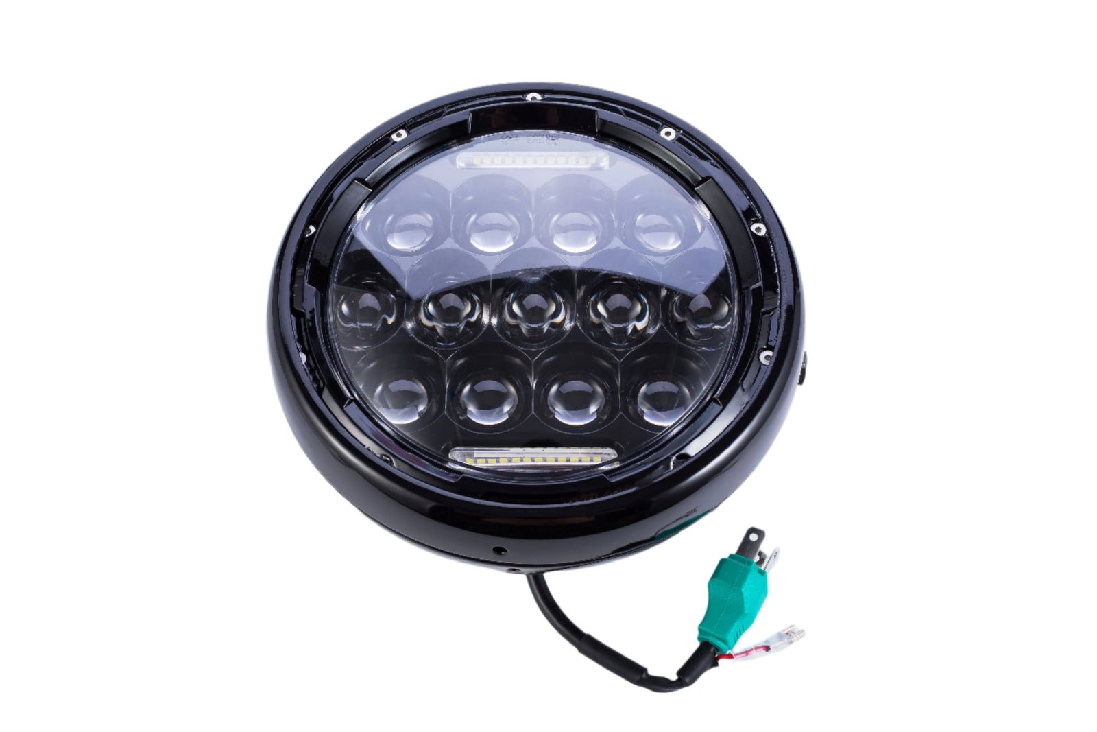 Headlight Multi DRL 7 inch 75W 6500K thin Hull