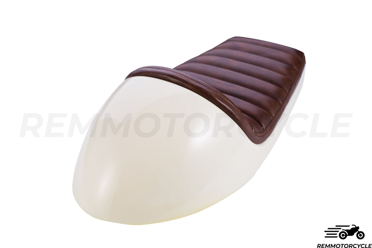 Cafe Racer seat beige & brown