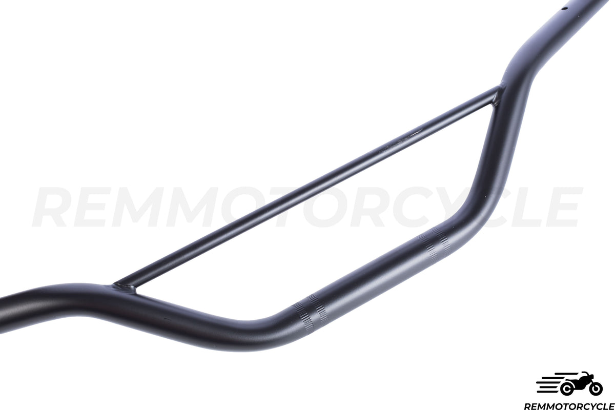 Scrambler Handlebar Aluminum Black or Chrome 0.86 in (22 mm)