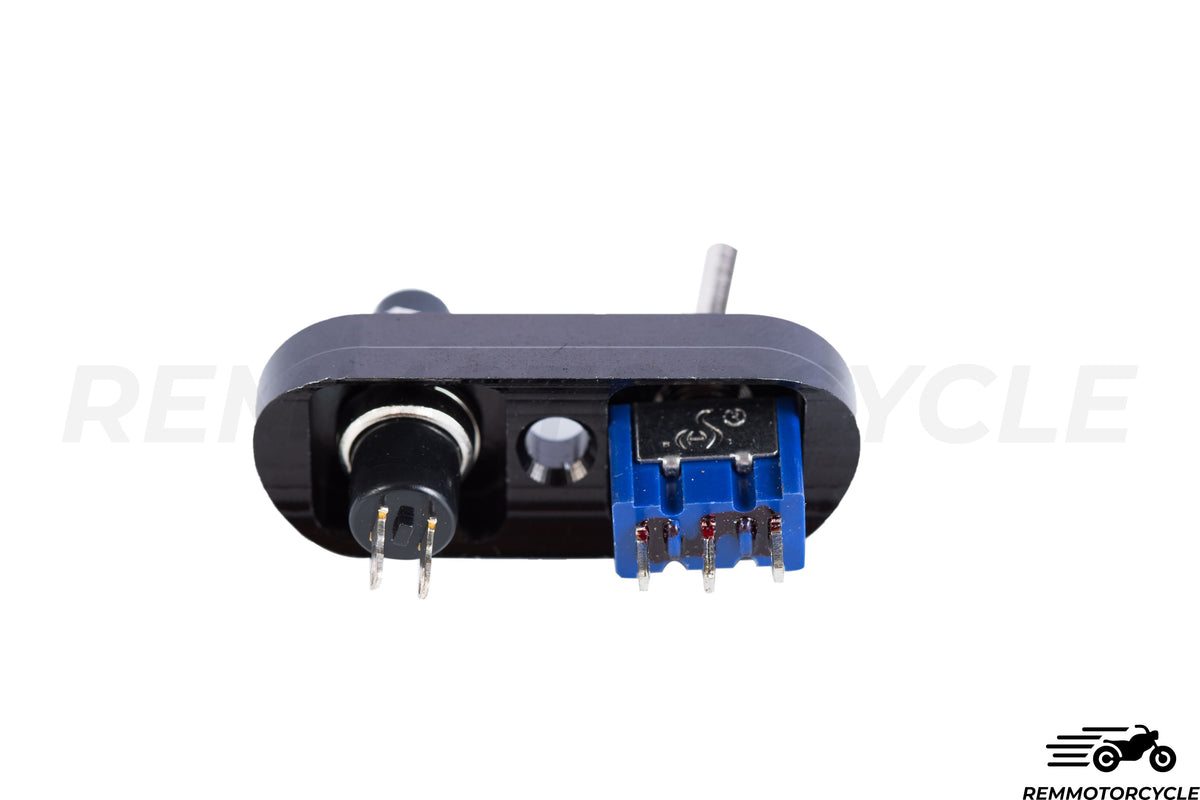 Switch button vintage motorcycle to integrate Chrome or Black Handlebar