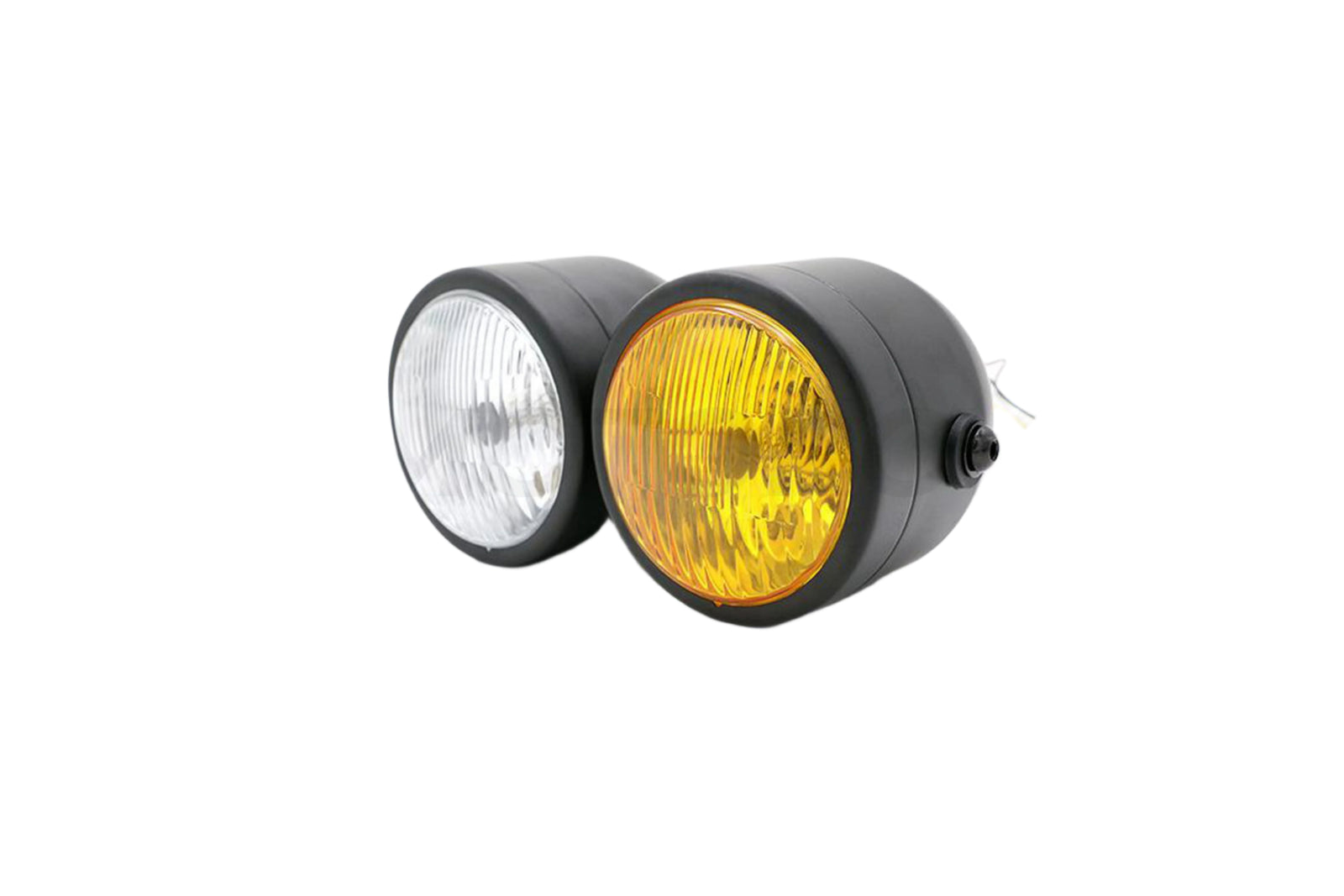 Double headlight optical White / Yellow
