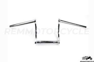 Handlebar 22 or 25 mm Z-BAR Black or Chrome