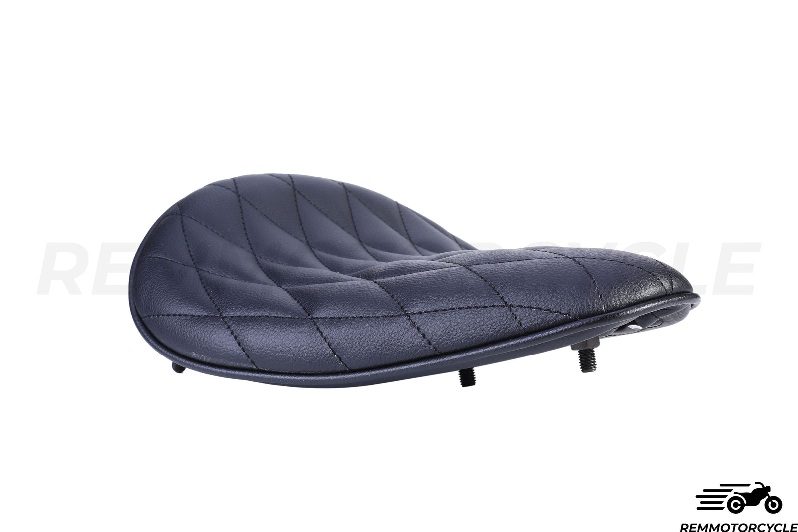 Black Diamond Leather Bobber/Chopper Seat