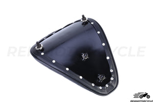 Black Diamond Leather Bobber/Chopper Seat